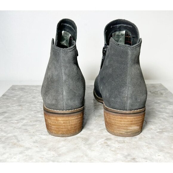 Blondo Lanka Waterproof Suede Bootie in Dark Grey - Sz 10 - Picture 5 of 12